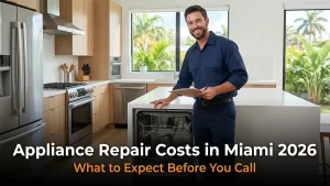 Appliance repair cost guide for Miami homeowners 2026